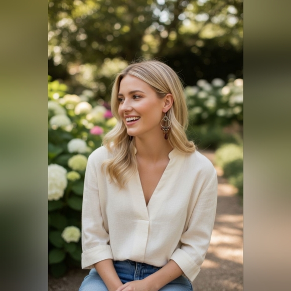 Silpada Silver Radiate Chandelier and Gemstone earrings - Picture 1 of 8